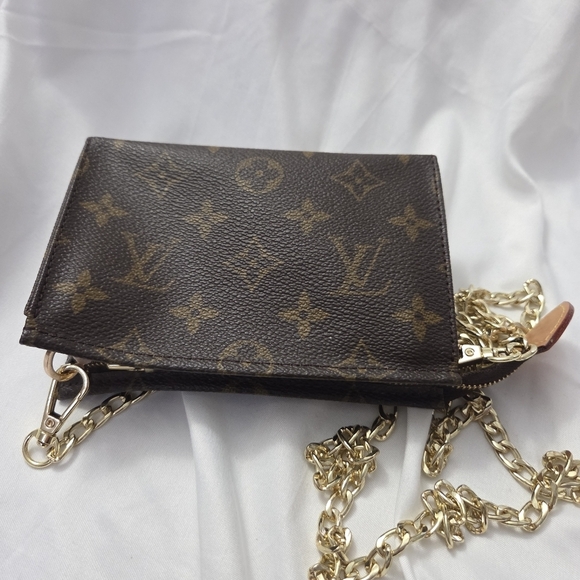 Authentic Vintage Louis Vuitton Mini Pouch Crossbody Conversion Kit - Picture 5 of 14